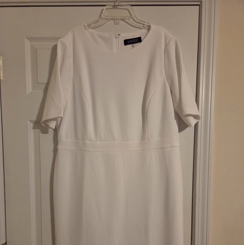 Kasper White Dress - Picture 2 of 8